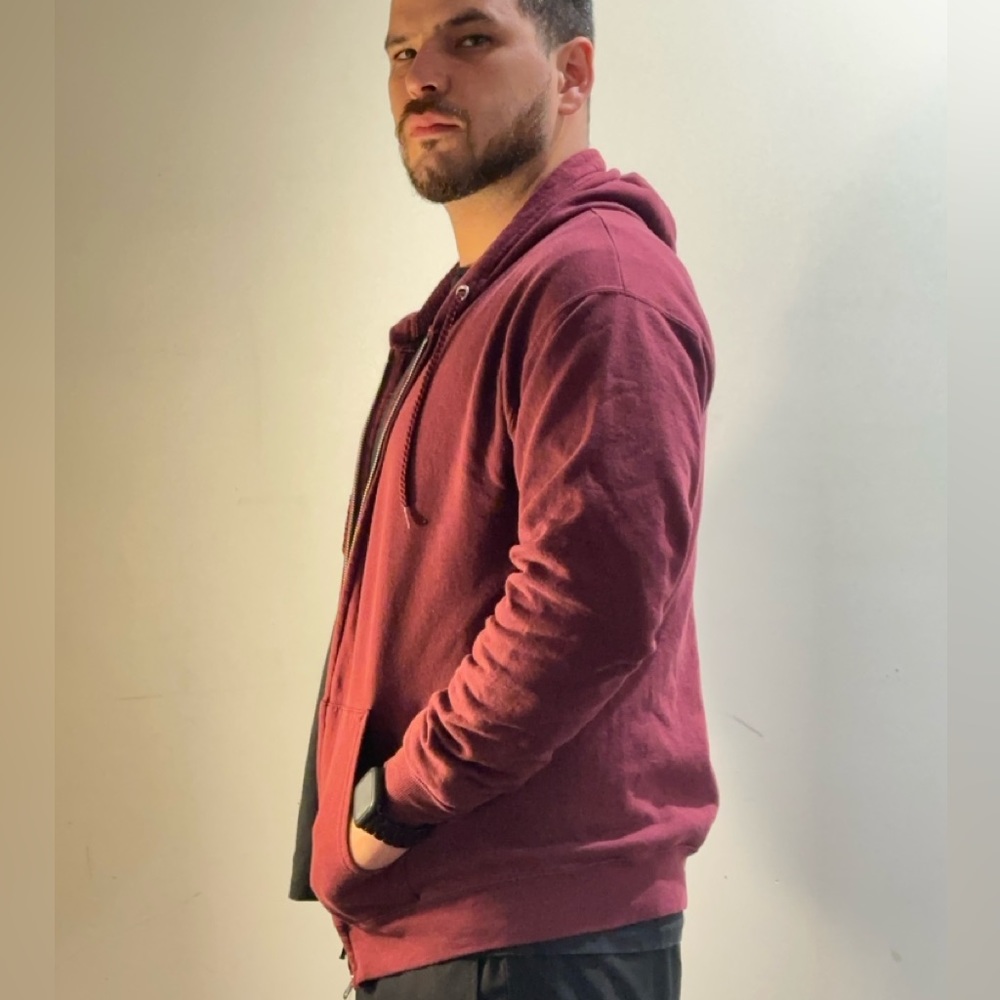 Very elegant red wine sweater